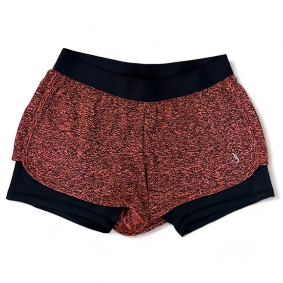 Women’s 2 in 1 Athletic Workout Shorts Activewear Jogging Sz Small - Picture 7 of 10